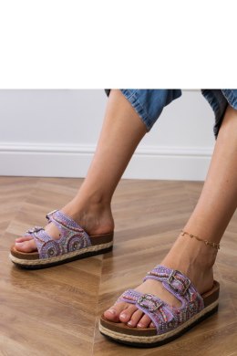 Sandał Klapki Model Zebrina X5-390 Violet - PRIMO PRIMO