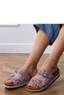 Sandał Klapki Model Zebrina X5-390 Violet - PRIMO PRIMO