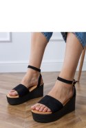 Sandały Model Ganra LOLO23 Black - PRIMO PRIMO Sandały Model Ganra LOLO23 Black - PRIMO PRIMO