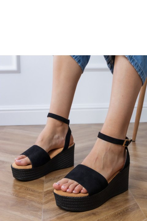 Sandały Model Ganra LOLO23 Black - PRIMO PRIMO Sandały Model Ganra LOLO23 Black - PRIMO PRIMO