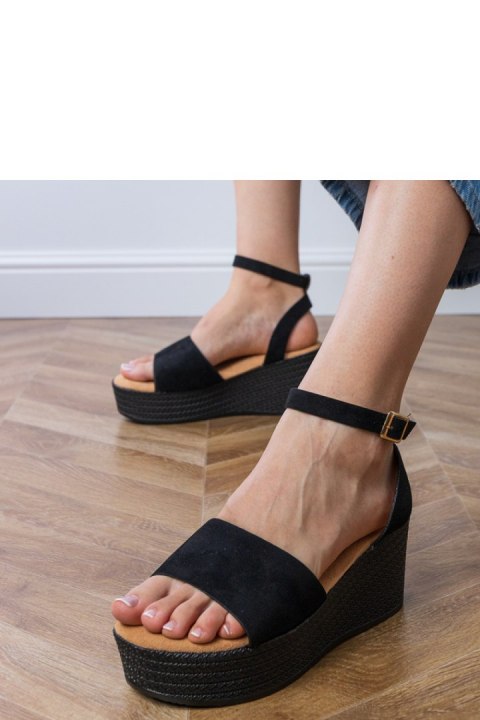 Sandały Model Ganra LOLO23 Black - PRIMO PRIMO Sandały Model Ganra LOLO23 Black - PRIMO PRIMO