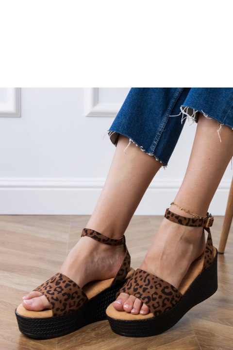 Sandały Model Ganra LOLO23 Panterka - PRIMO PRIMO Sandały Model Ganra LOLO23 Panterka - PRIMO PRIMO