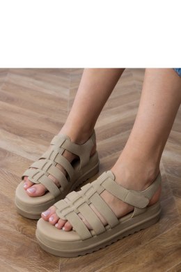 Sandały Model Hartos PL363 Dark Beige Khaki - PRIMO PRIMO