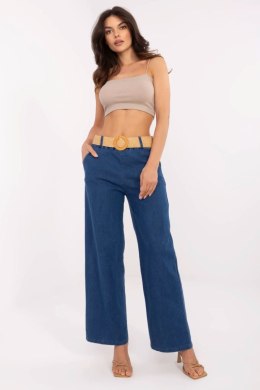 Spodnie Damskie Model MO-SP-59806.64 Dark Blue - Italy Moda Italy Moda