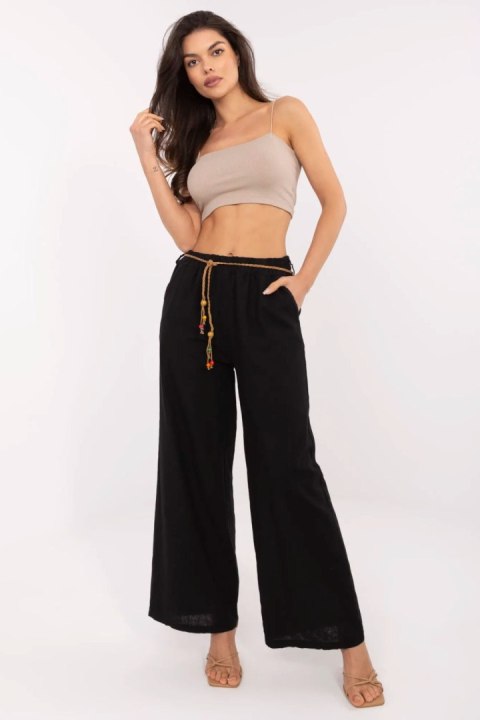 Spodnie Damskie Model MO-SP-9806.66 Black - Italy Moda Italy Moda