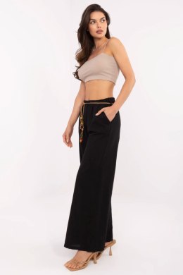 Spodnie Damskie Model MO-SP-9806.66 Black - Italy Moda Italy Moda