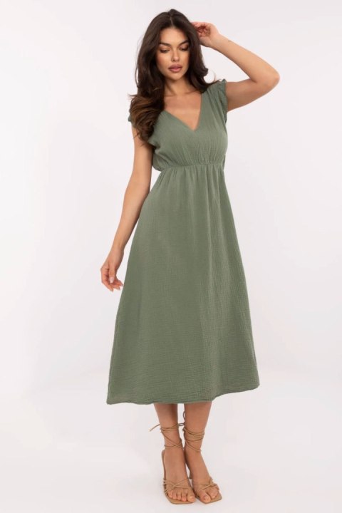 Sukienka Model MI-SK-122126.77 Khaki - Italy Moda Italy Moda Sukienka Model MI-SK-122126.77 Khaki - Italy Moda Italy Moda