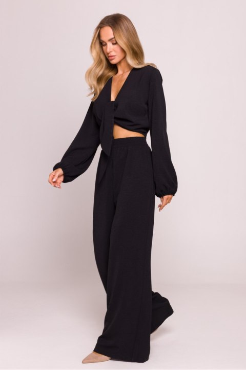 Bluzka Model MOE861 Black - Moe Moe Bluzka Model MOE861 Black - Moe Moe