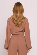 Bluzka Model MOE861 Czekolada - Moe Moe Bluzka Model MOE861 Czekolada - Moe Moe