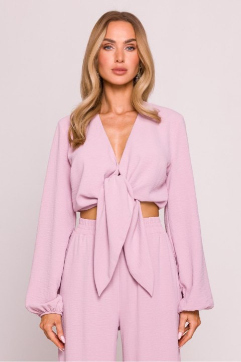 Bluzka Model MOE861 Dirty Pink - Moe Moe Bluzka Model MOE861 Dirty Pink - Moe Moe