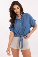 Koszula Damska Model MO-KS-231876.27 Dark Blue - Italy Moda Italy Moda Koszula Damska Model MO-KS-231876.27 Dark Blue - Italy Moda Italy Moda
