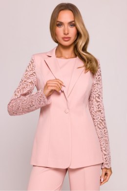 Marynarka Model MOE865 Powder Pink - Moe Moe