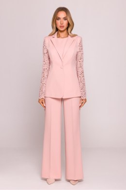 Marynarka Model MOE865 Powder Pink - Moe Moe