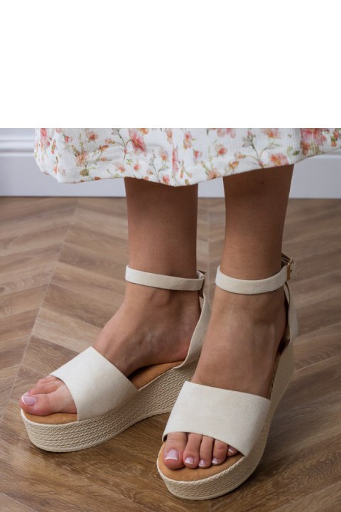 Sandały Model Ganra LOLO23 Beige - PRIMO PRIMO Sandały Model Ganra LOLO23 Beige - PRIMO PRIMO
