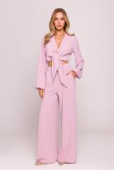 Spodnie Damskie Model MOE862 Dirty Pink - Moe Moe Spodnie Damskie Model MOE862 Dirty Pink - Moe Moe