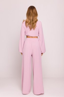 Spodnie Damskie Model MOE862 Dirty Pink - Moe Moe