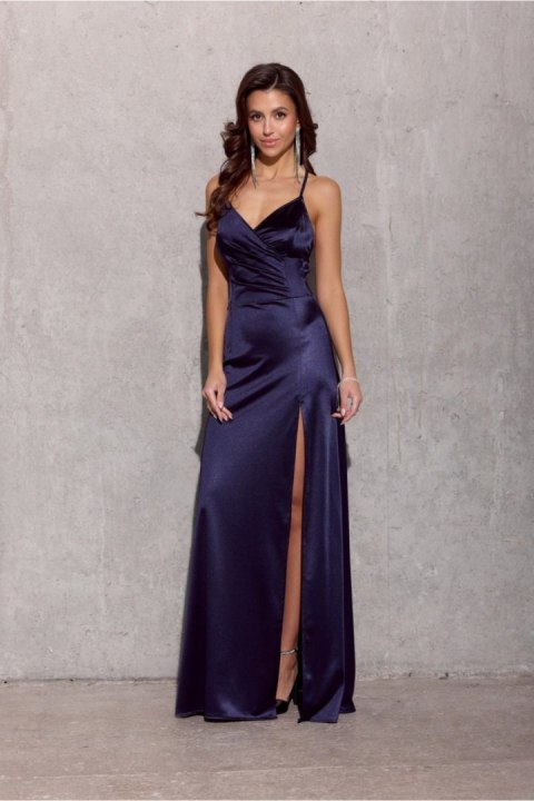 Sukienka Model Alessandra GRA SUK0460 Navy - Roco Fashion Roco Fashion Sukienka Model Alessandra GRA SUK0460 Navy - Roco Fashion Roco Fashion