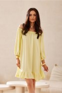 Sukienka Model Giulia ZOL SUK0523 Yellow - Roco Fashion Roco Fashion Sukienka Model Giulia ZOL SUK0523 Yellow - Roco Fashion Roco Fashion