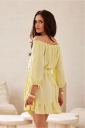 Sukienka Model Giulia ZOL SUK0523 Yellow - Roco Fashion Roco Fashion Sukienka Model Giulia ZOL SUK0523 Yellow - Roco Fashion Roco Fashion