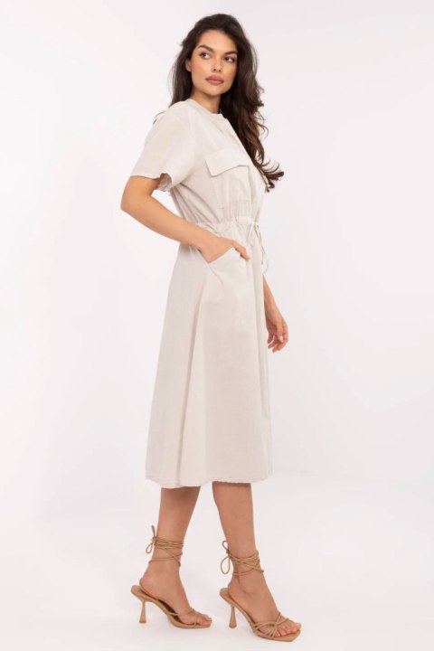 Sukienka Model MI-SK-109898.68 Beige - Italy Moda Italy Moda Sukienka Model MI-SK-109898.68 Beige - Italy Moda Italy Moda