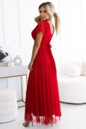 Sukienka Model Nastia 562-7 Red - Numoco Numoco Sukienka Model Nastia 562-7 Red - Numoco Numoco