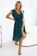 Sukienka Model Polina 374-8 Green - Numoco Numoco Sukienka Model Polina 374-8 Green - Numoco Numoco