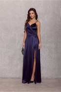 Sukienka Model Salma GRA SUK0462 Navy - Roco Fashion Roco Fashion Sukienka Model Salma GRA SUK0462 Navy - Roco Fashion Roco Fashion