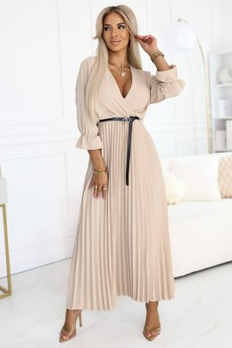 Sukienka Model Serena 462-5 Dark Beige - Numoco Numoco