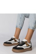 Buty Sportowe Model Meril PC2817 White/Black - PRIMO PRIMO Buty Sportowe Model Meril PC2817 White/Black - PRIMO PRIMO