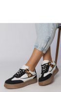 Buty Sportowe Model Meril PC2817 White/Black - PRIMO PRIMO Buty Sportowe Model Meril PC2817 White/Black - PRIMO PRIMO