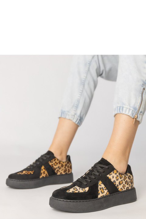 Buty Sportowe Model Toris NN622 Black/Panterka - PRIMO PRIMO Buty Sportowe Model Toris NN622 Black/Panterka - PRIMO PRIMO