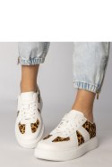 Buty Sportowe Model Toris NN622 White/Panterka - PRIMO PRIMO Buty Sportowe Model Toris NN622 White/Panterka - PRIMO PRIMO