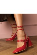 Czółenka Model Ferida H10045 Red - PRIMO PRIMO Czółenka Model Ferida H10045 Red - PRIMO PRIMO