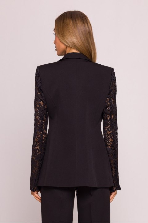 Marynarka Model MOE865 Black - Moe Moe Marynarka Model MOE865 Black - Moe Moe