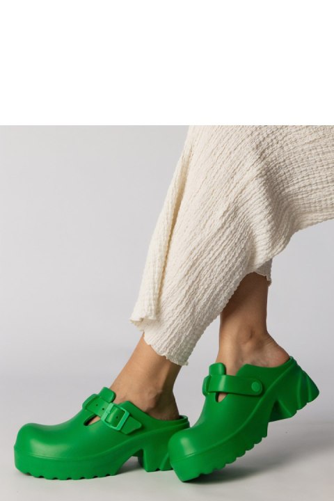 Sandał Klapki Model Ferina DM617 Green - PRIMO PRIMO Sandał Klapki Model Ferina DM617 Green - PRIMO PRIMO