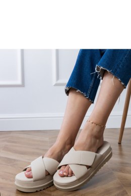 Sandał Klapki Model Juko PL365 Beige - PRIMO PRIMO