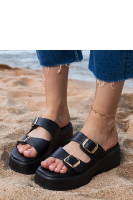 Sandał Klapki Model Wollis YQ77-15 Black - PRIMO PRIMO