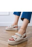 Sandały Model Jenisej PL367 Beige - PRIMO PRIMO Sandały Model Jenisej PL367 Beige - PRIMO PRIMO