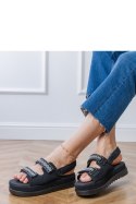 Sandały Model Jenisej PL367 Black - PRIMO PRIMO Sandały Model Jenisej PL367 Black - PRIMO PRIMO
