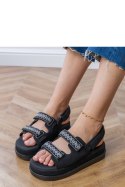 Sandały Model Jenisej PL367 Black - PRIMO PRIMO Sandały Model Jenisej PL367 Black - PRIMO PRIMO