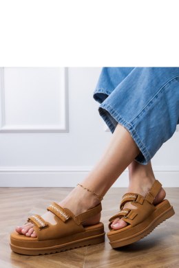 Sandały Model Jenisej PL367 Brown - PRIMO PRIMO