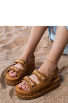 Sandały Model Jenisej PL367 Brown - PRIMO PRIMO