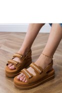 Sandały Model Jenisej PL367 Brown - PRIMO PRIMO Sandały Model Jenisej PL367 Brown - PRIMO PRIMO