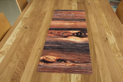 Bieżnik na stół DREWNO 95x33 cm Bieżnik na stół DREWNO 95x33 cm