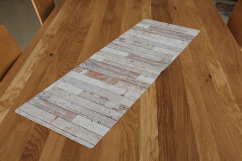 Bieżnik na stół VINTAGE WHITE 95x33 cm Bieżnik na stół VINTAGE WHITE 95x33 cm