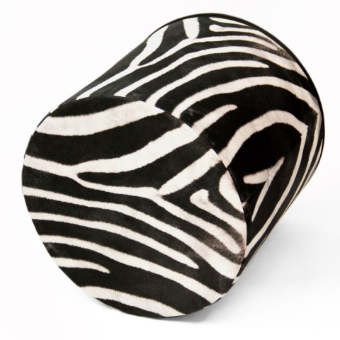 Okrągła pufa dekoracyjna - ZEBRA Okrągła pufa dekoracyjna - ZEBRA