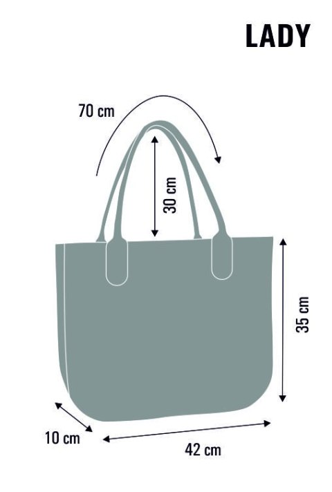 Torba filcowa LADY XL - Barcelona Torba filcowa LADY XL - Barcelona