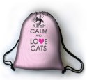 Worek - Plecak LOVE CATS Worek - Plecak LOVE CATS