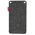Etui na smartfon XXL antracyt OBEREK Etui na smartfon XXL antracyt OBEREK
