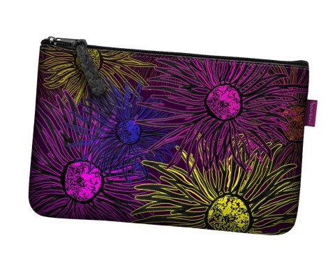Kosmetyczka Pocket antracyt DAISY NIGHT Kosmetyczka Pocket antracyt DAISY NIGHT